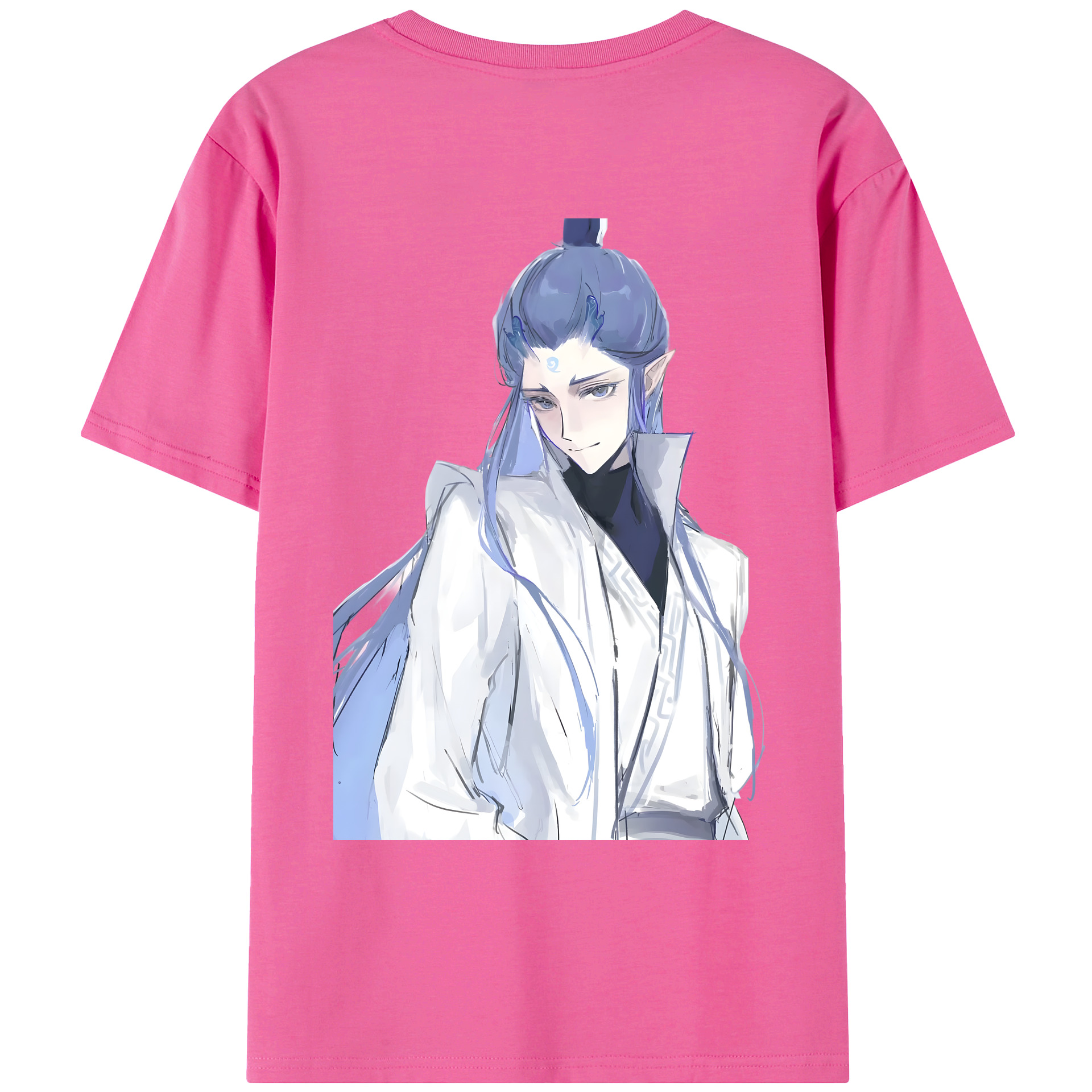 （画像用） Ne Zha 2 ナタ 魔童の大暴れ レディース半袖Tシャツ(バックプリント)
